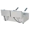 Double-cylinder double-sieve electric fryer FY-6L-2 commercial deep fryer for frying chicken wings and sweet potatoes Specification image